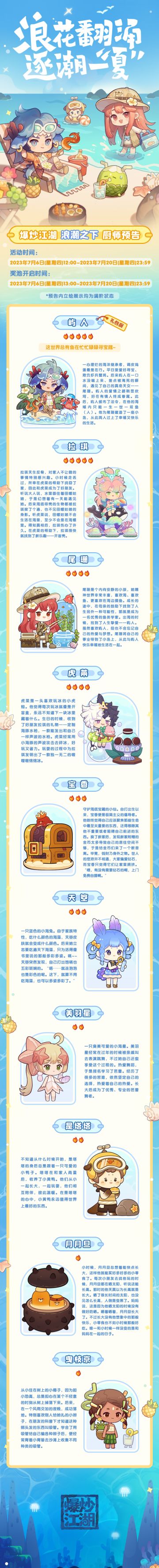 【浪潮之下】浪花翻涌，逐潮一夏，新厨报道！