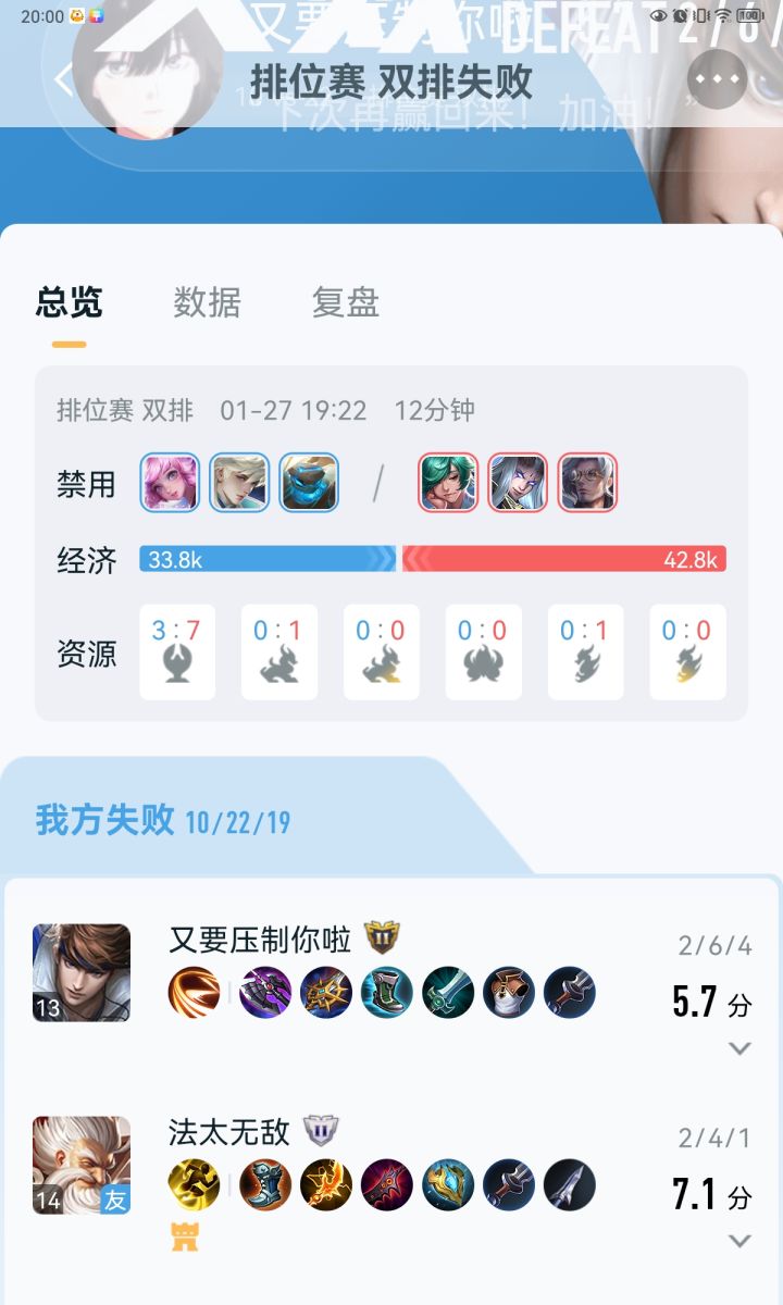 牛🐮，打野不带惩戒野区被对面反烂了，还举报不成功截图
