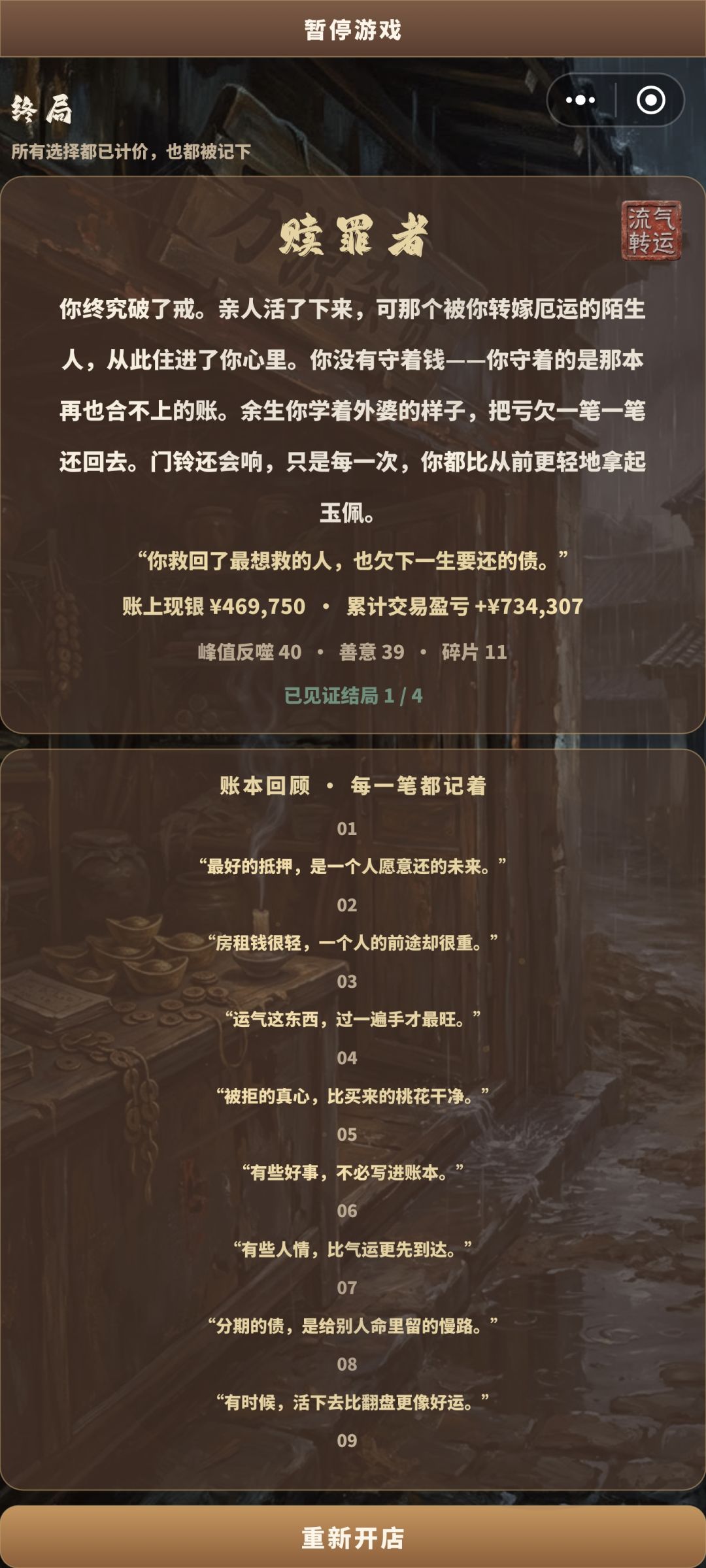 我把铺子卖了 1