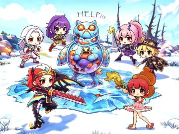 「同人画师」来决战吧！雪花之地的超级海蝴蝶！