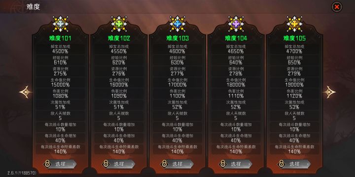 求助:为什么100以后的难度不让选。截图