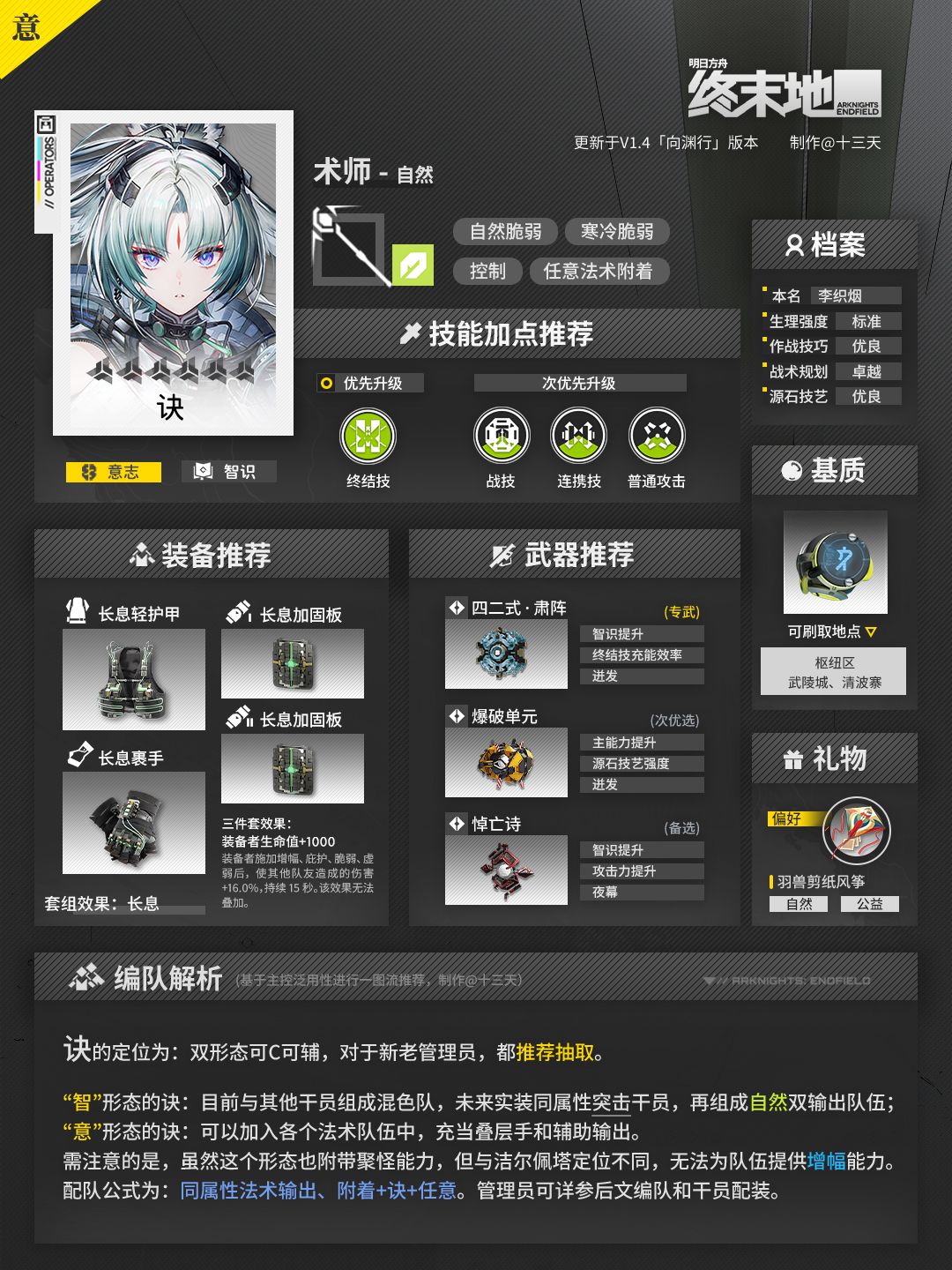 「终末地」诀 | 干员养成攻略 3