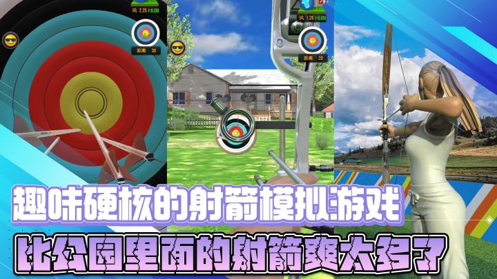 趣味硬核的弓箭模拟游戏,比公园里面的射箭简直爽太多了截图