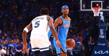 【季后赛战报0523】亚历山大领取MVP奖杯，雷霆轻取森林狼2-0领先