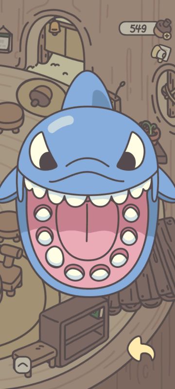 这个鲨鱼小玩具。