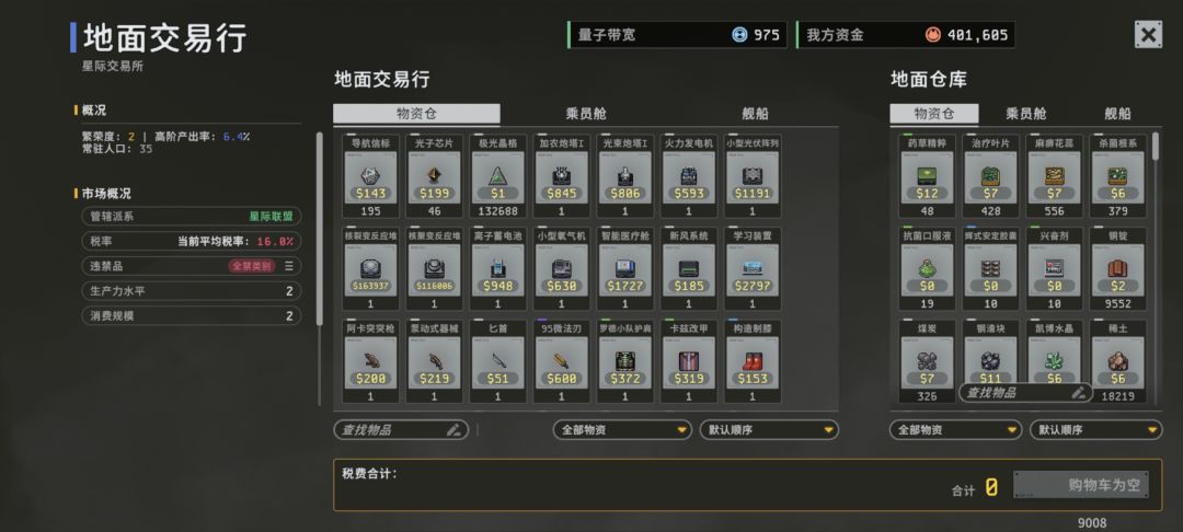 总感觉贸易站和太空交易站有bug 1
