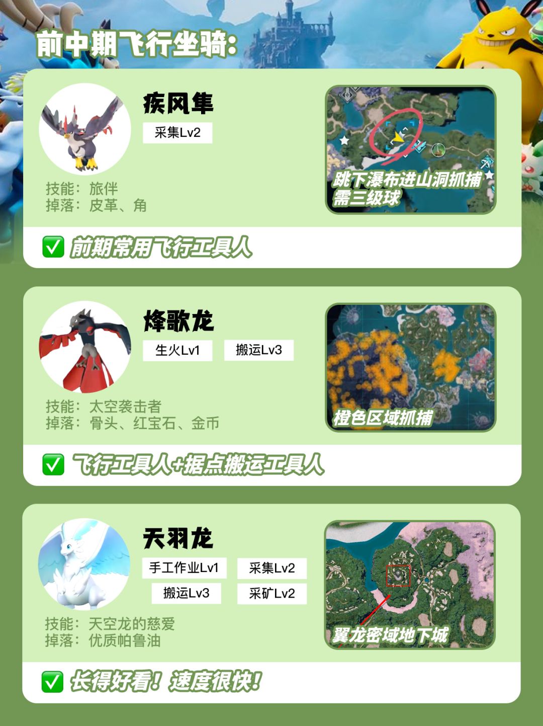 幻兽帕鲁🦕陆水空坐骑获取攻略 3