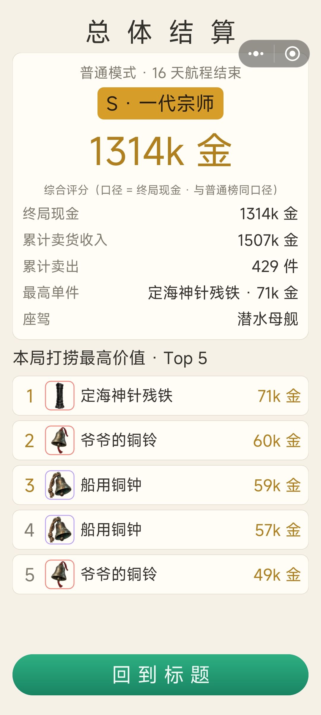 4个传说物品4个赝品闹呢 3