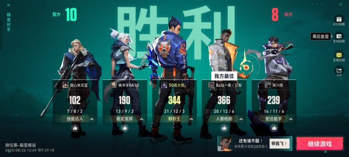 启动《无畏契约:源能行动》,即“无畏契约手游”,是全球流行的潮流射击竞技网游《无畏契约》的唯一正版移动射击手游。产品还原端游经典英雄技能与射击体验,风格潮流前卫,游戏玩法丰富,射击节奏爽快,同时针对移动端进行适配优化,为玩家带来移动端射击竞技“秀场”。
——以经典的爆破模式为核心玩法,搭配众多拥有独特技能与清晰明确定位的英雄角色,结合风格不同的各类地图,让每一位玩家都能在游戏中尽情发挥战术与枪法截图