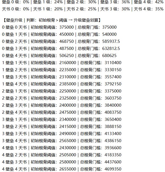 时光秘境·壁垒升级vs直接买根骨截图