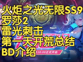 SS9罗莎2电戳戳第一天开荒总结 - BD介绍
