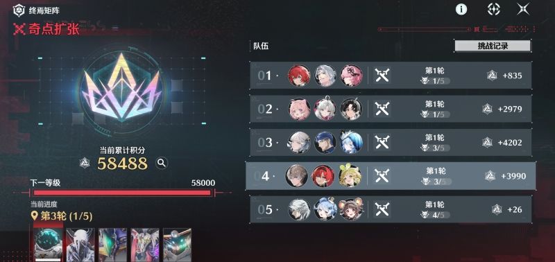 泪目,手残也是打满矩阵了 1