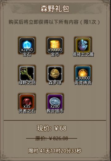 森野礼包——战利品分析！！