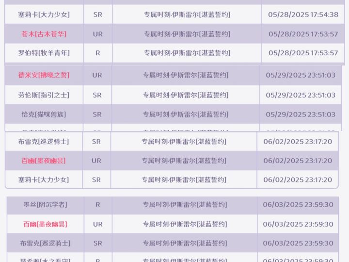 60抽歪了4个ur是什么样的体验截图