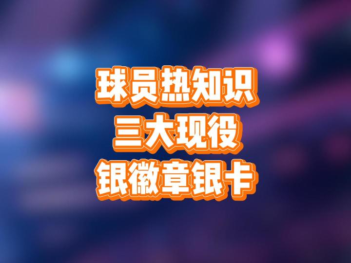 三大现役银徽章银卡截图