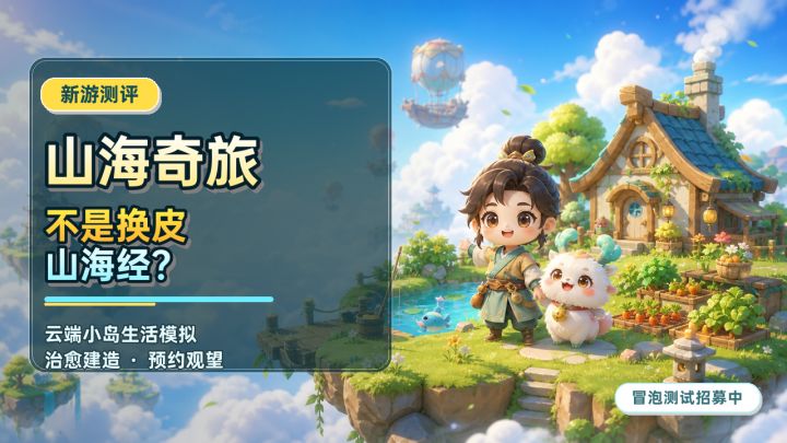 《山海奇旅》不是换皮山海经?云端小岛生活模拟有点东西截图