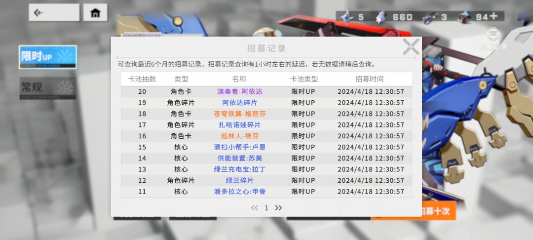 嘿。跟内测时一样的好运 1