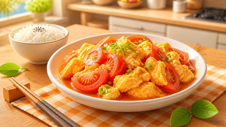 【合合餐厅日常】🍅美味的番茄炒蛋,米饭已经准备好了!截图