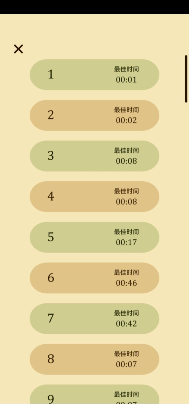 交叉线 通关。
5星，10分。截图