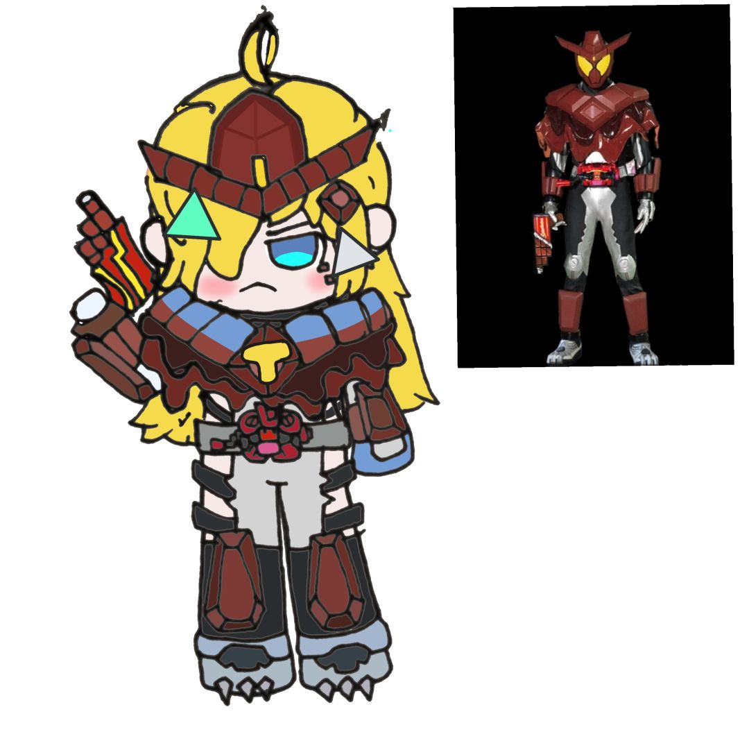 假面骑士gavv巧克力形态but嗒啦啦cos 1