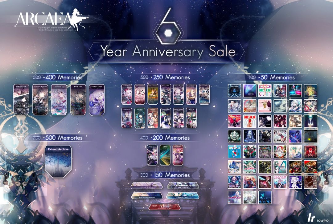 Arcaea6周年活动即将来袭!!! 2