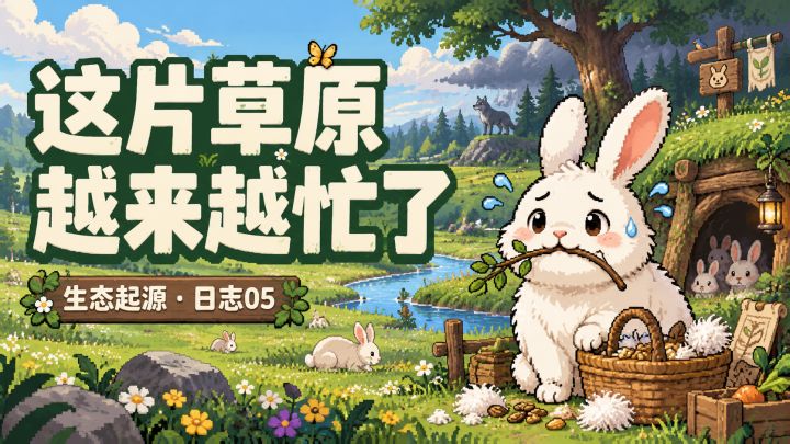 这片草原越来越忙了|生态起源日志05截图