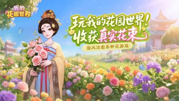 【已开奖】玩《我的花园世界》，解锁现实花束奇遇！