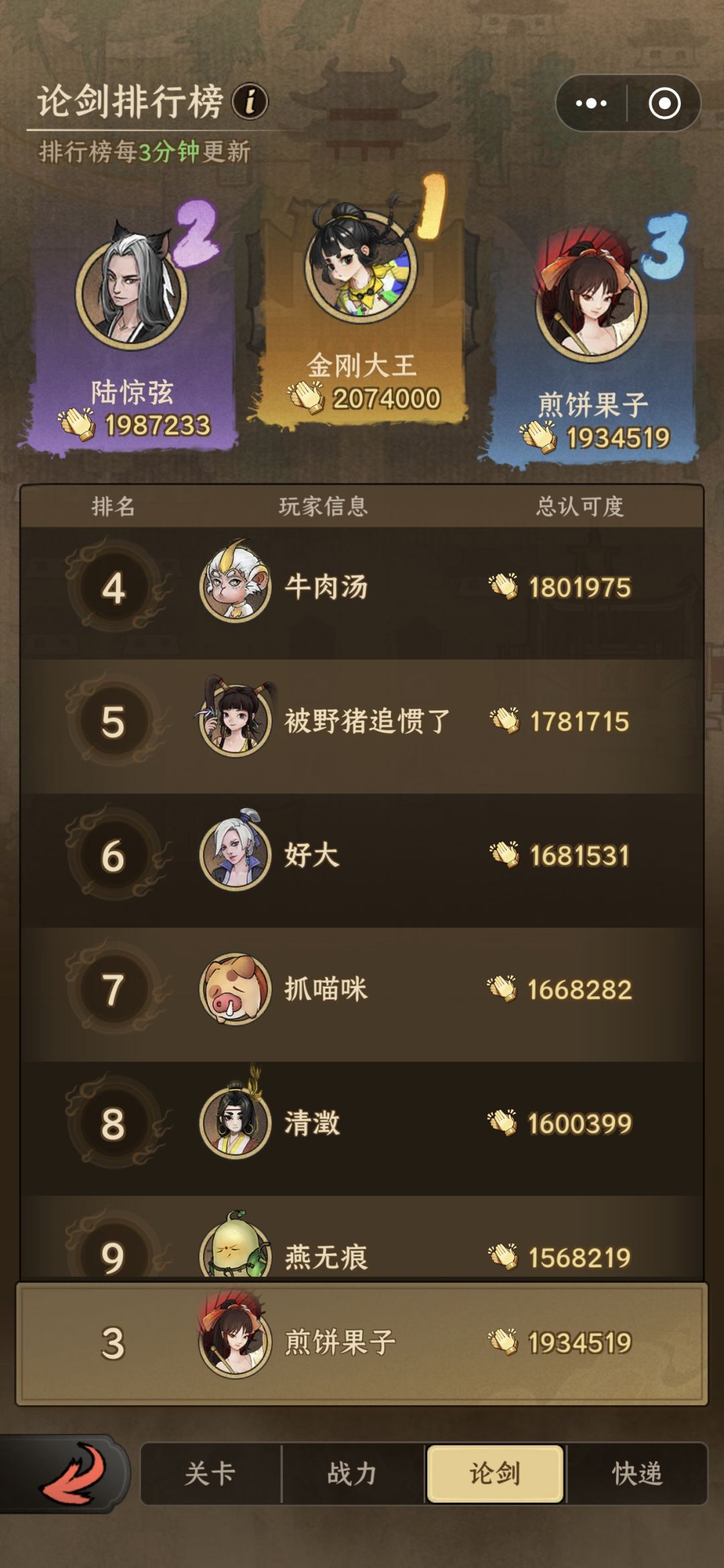 通关留念 3