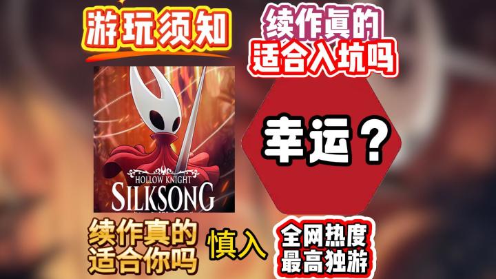 空洞骑士续作真的适合你吗？一个视频告诉你！哪些玩家可以无脑入截图