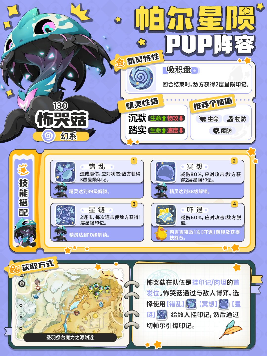 洛克王国PVP配队丨帕尔星陨队 1