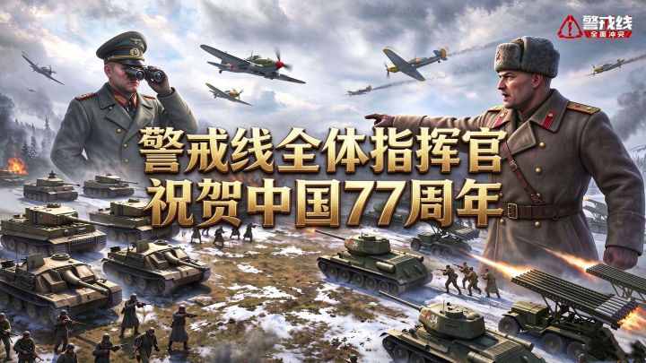 警戒线全体指挥官祝国庆快乐截图