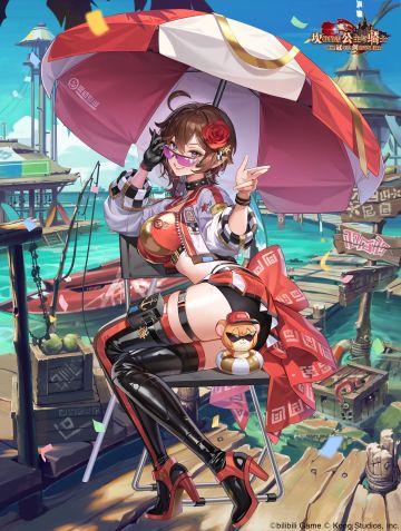 《坎公骑冠剑》海滩竞速瑞秋的高清壁纸来啦~