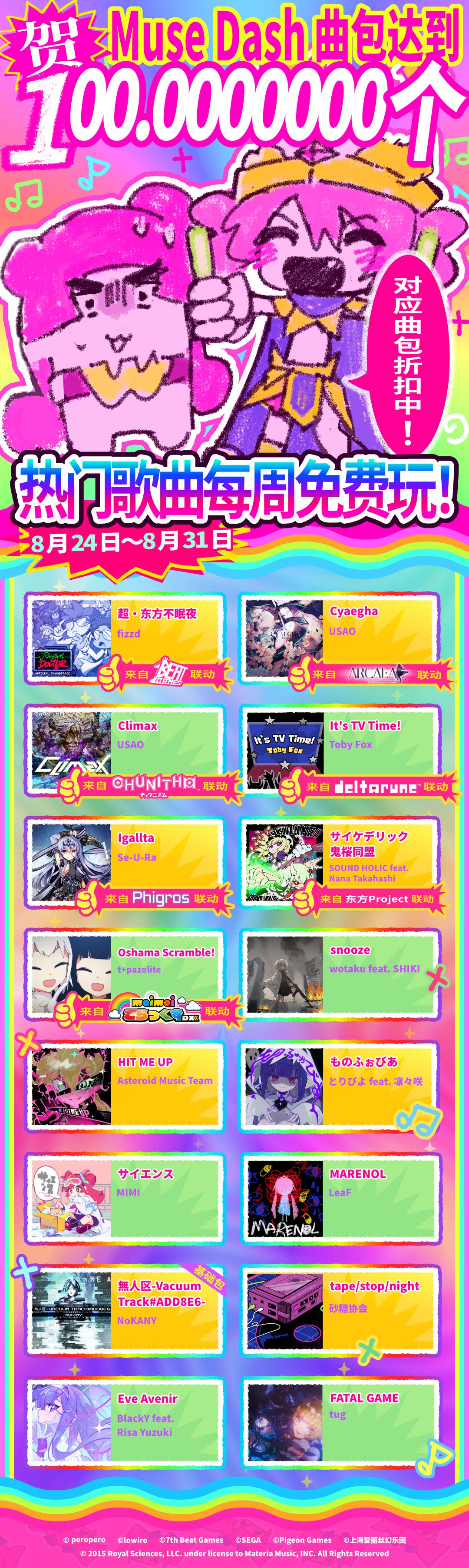 喵斯快跑捷报!游戏史低+歌曲限免 2