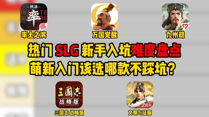 热门 SLG 新手入坑难度盘点,萌新入门该选哪款不踩坑?截图