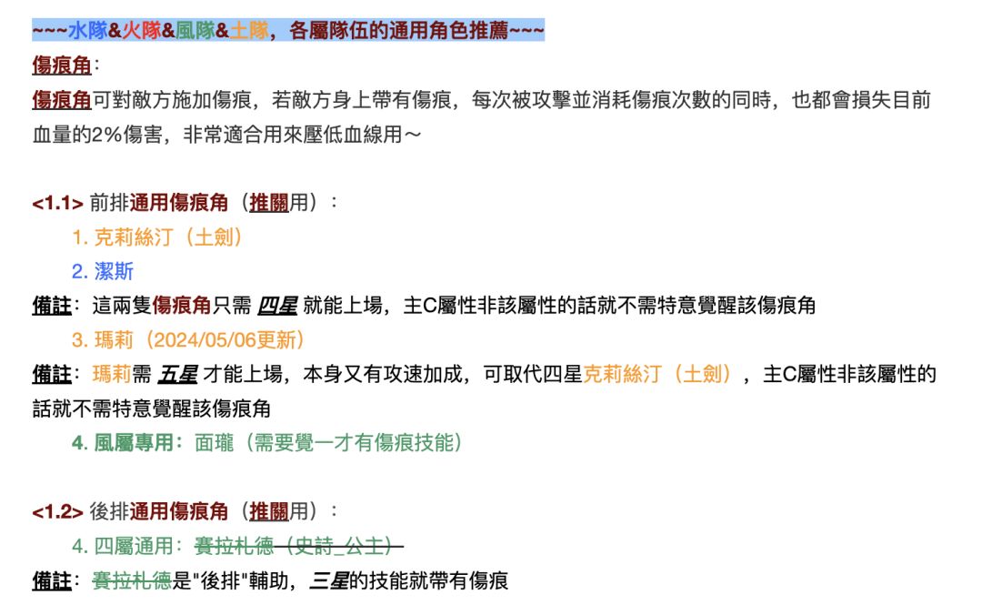一些开服攻略合集 2