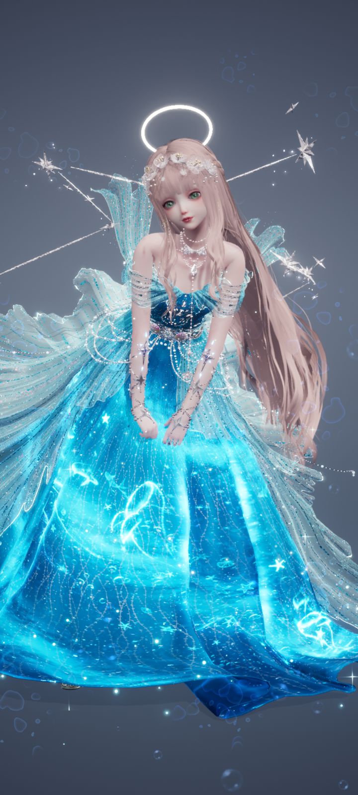 真的很喜欢流光溢彩花里胡哨的大裙子截图