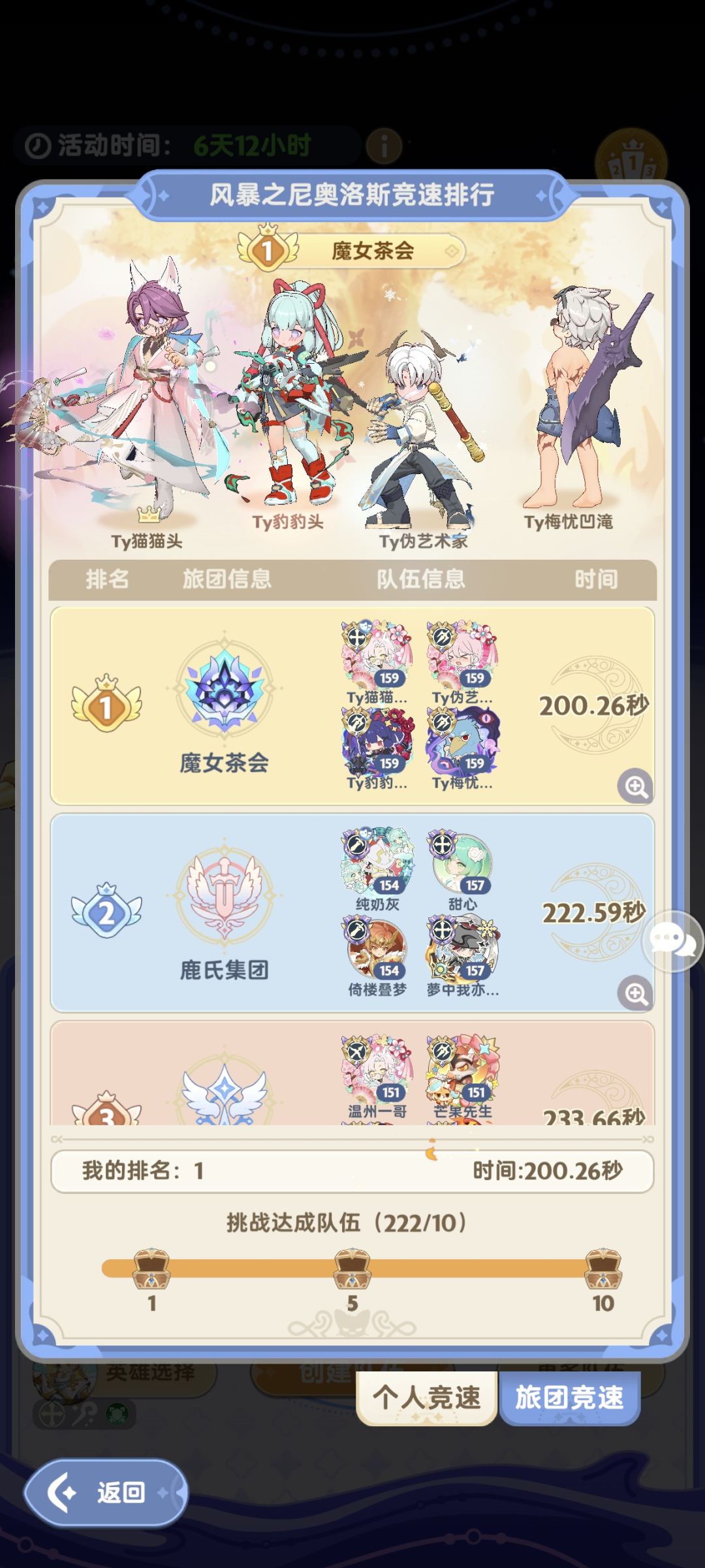 回环暂时第一留念截图