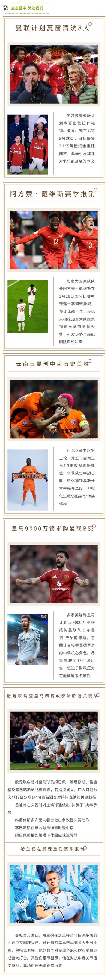 大动荡， 曼联计划夏窗清洗8人