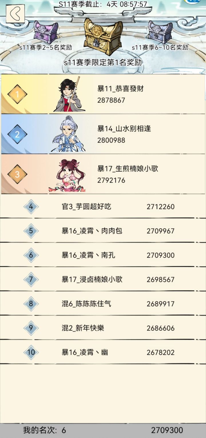 两个号都上榜了截图
