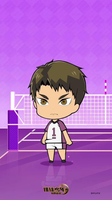 ★壁纸放送｜Q版牛岛若利★