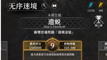 无序迷境（难度9）BOSS合集