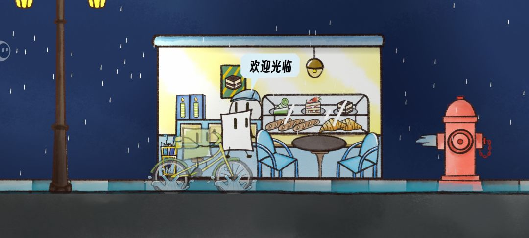 是雨天,但现在我不怕了 1