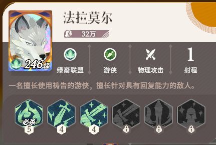 绿裔又添猛将——白狼,绿裔游侠截图