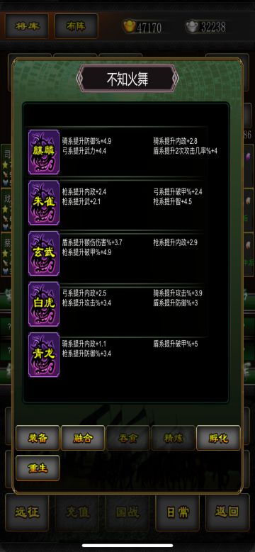 关于融合神兽的经验（求精）