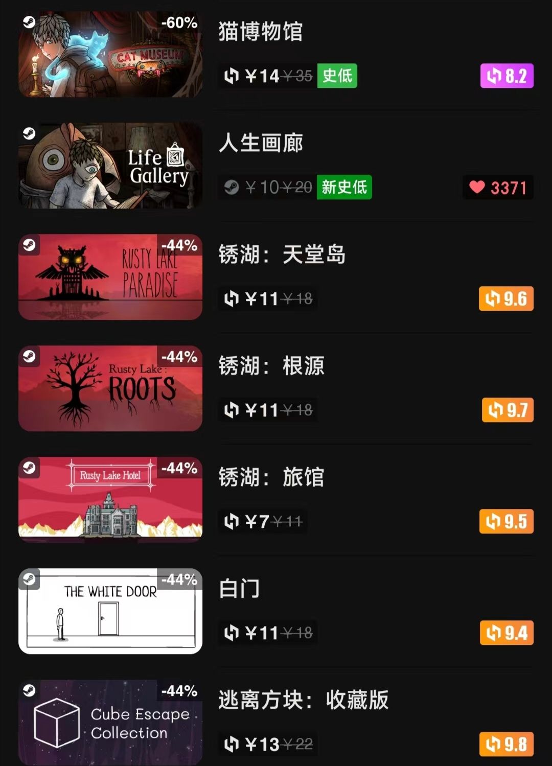 Steam夏促末班车!56款20r以内的解谜游戏 3