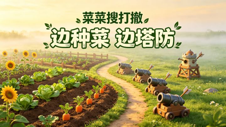 种田只是前奏!《菜菜搜打撤》全员蔬菜化身塔防大军截图