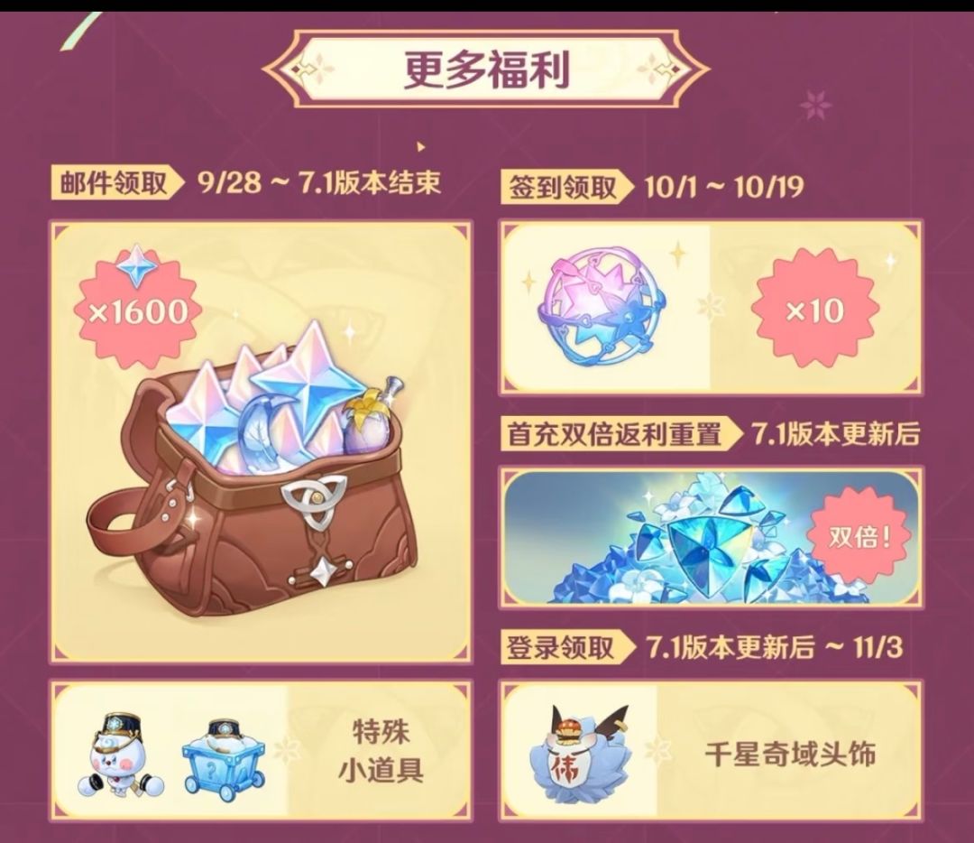 原神破天荒!六周年真送限定五星 3