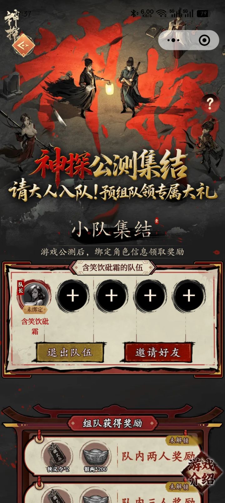 求组队截图