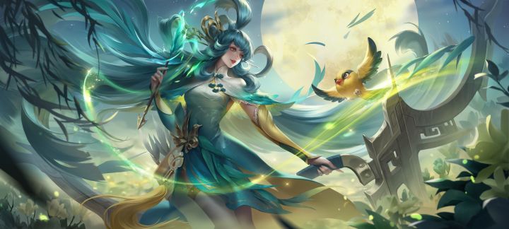 新皮肤爆料丨阿尔忒弥斯·鹂歌行:与君歌一曲,请君为我侧耳听截图