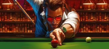 台球技巧：三点一线要记牢，母球目标袋口妙